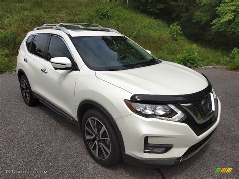 Pearl White Tricoat 2020 Nissan Rogue SL Exterior Photo 144284611