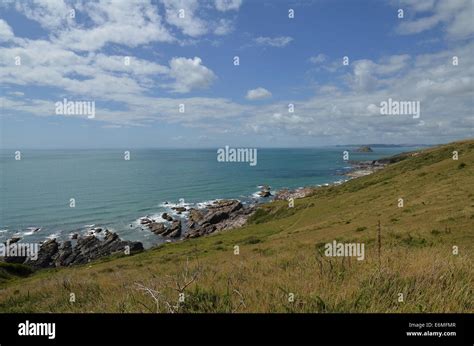 Looking Out Sea Mewstone In Hi Res Stock Photography And Images Alamy