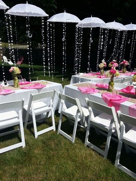 Pin by Shari Scharrer on She said YES pink and green bridal shower | Bridal shower umbrella ...