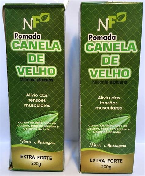 3 Pomadas Canela De Velho Alivio Das Dores Musculares MercadoLivre