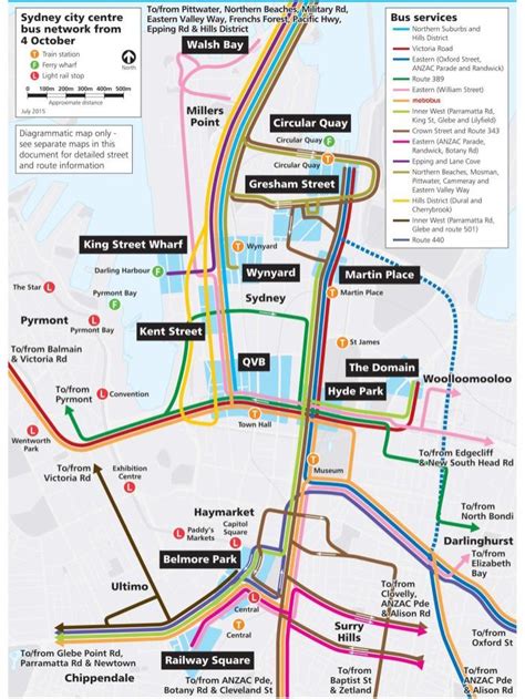 CBD Bus Network Map ABC News Australian Broadcasting Corporation