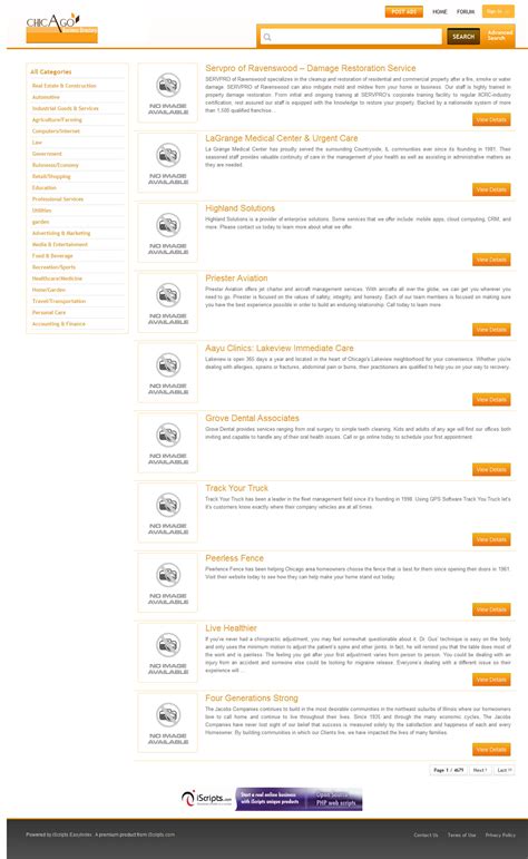 PHP Business Directory Script Listing Software | EasyIndex