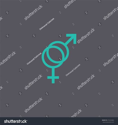 Male Female Sex Symbol Vector Illustration Stock Vector Royalty Free 475224982 Shutterstock