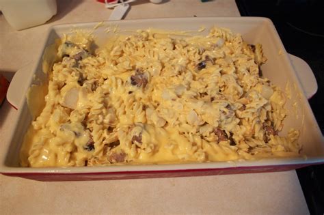 Sausage Pasta Velveeta Casserole VelveetaRecipes My Girlish Whims