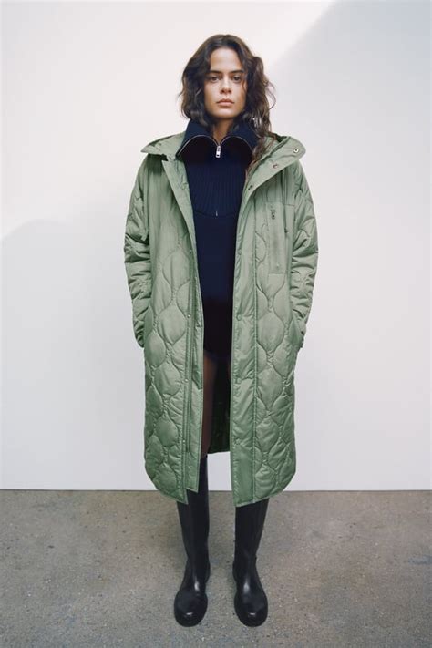 Zara Water And Wind Protection Puffer Coat