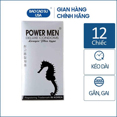 Bao Cao Su Cao C P Power Men Longer Plus C Ng A H P Chi C Shopee