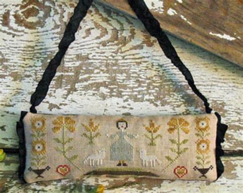 Primitive Cross Stitch Pattern Bountiful By Pineberry Lane Etsy