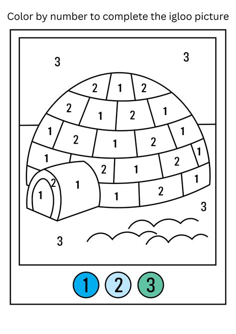 Free Printable Igloo Coloring Pages for Kids - In The Playroom