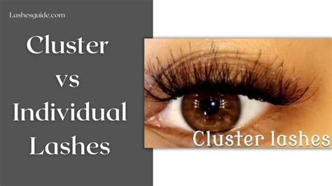 Cluster Vs Individual Lashes Which Is Best Lashes Guide