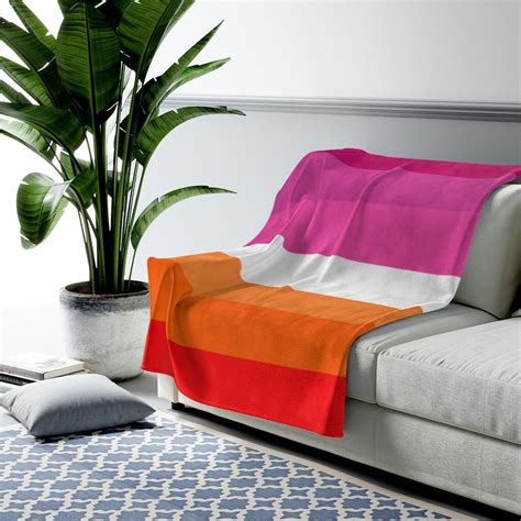 Lesbian Plush Blanket Lesbian Pride Blanket Lesbian Blanket Etsy