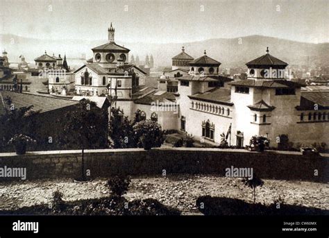 Barcelona Worlds Fair 1929 Stock Photo Alamy