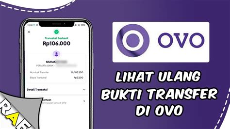 Semudah Ini Cara Cek Bukti Transfer OVO YouTube