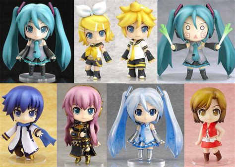 ねんどろいど 初音ミク はちゅねフェイスver 鏡音リン 鏡音レン Kaito 巡音ルカ 雪ミク Meiko はちゅねミク Wf Kei