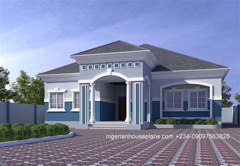 Bungalow Designs In Nigeria / Bungalow house very often has one and a ...