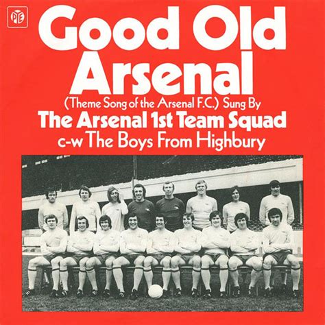 The Arsenal 1st Team Squad* - Good Old Arsenal (1971, Vinyl) | Discogs