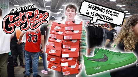 SPENDING 15 000 AT NEW YORK GOT SOLE SNEAKER EVENT CASHOUTS