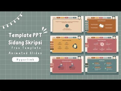 10 Template Ppt Gratis Untuk Sidang Skripsi Sudah Jadi Images