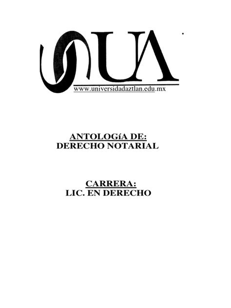 Pdf Derecho Notarial Dokumentips