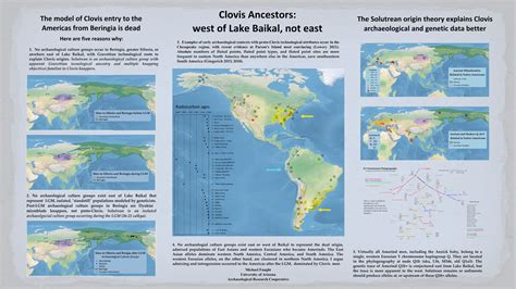 Clovis Ancestors west of Baikal, not east * Archaeological Research ...