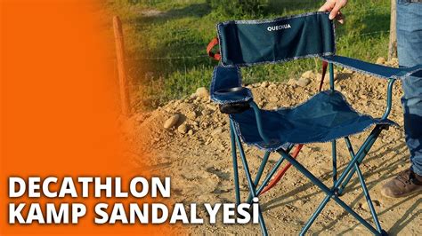 Decathlon Kamp Sandalyesi İncelemesi YouTube