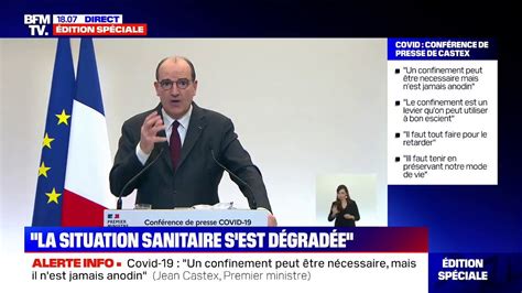 Covid 19 le gouvernement envisage des mesures renforcées à compter du