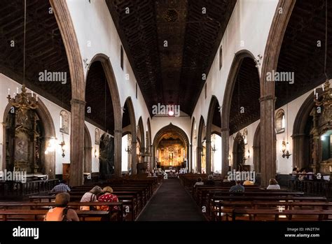 Interior Cathedral Se Funchal Madeira Banque De Photographies Et D