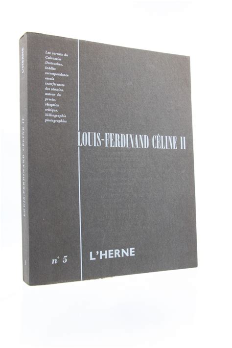 Celine Cahiers De L Herne N First Edition Edition Originale