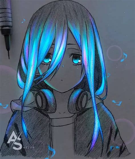 Animedrawings Digital Glow Di Instagram Checkout Thid Beautiful