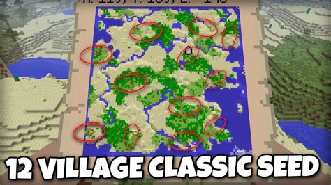 12 VILLAGE CLASSIC SURVIVAL SEED Showcase Minecraft Xbox PS4