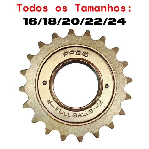 Catraca Roda Livre Esferada Dourada Bike Mtb 16 18 20 22 24 Dentes