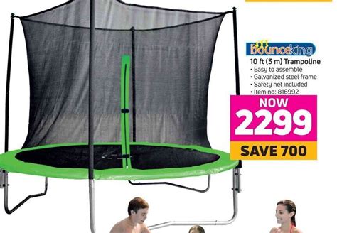 Bounceking 10ft Trampoline Offer At Game