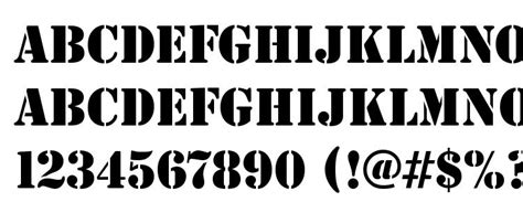 Stencil Regular Font Download Free Legionfonts