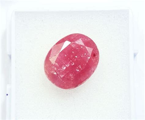 Natural Red Ruby Ct Certified Loose Gemstone With Free Gift