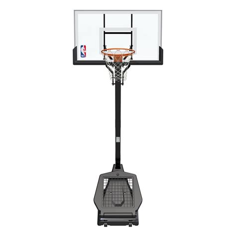 NBA 54" Portable Adjustable Basketball Hoop, Shatter-Resistant ...