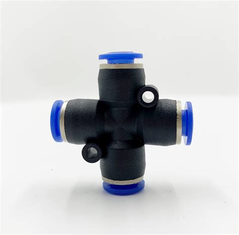 Pza Pipe Joints Pneumatic Fittings Four Way Tube Connectors Quick