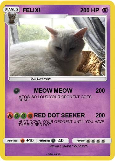 Pokémon FELIX 402 402 MEOW MEOW My Pokemon Card