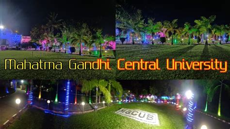 Mahatma Gandhi Central University Bihar Night View Chanakya Parisar