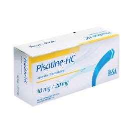 Pisatine Hc 10mg 20mg Caja C 28 Tabletas