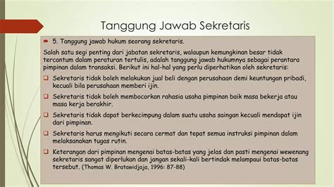 Tugas Peranan Sekretaris PPT