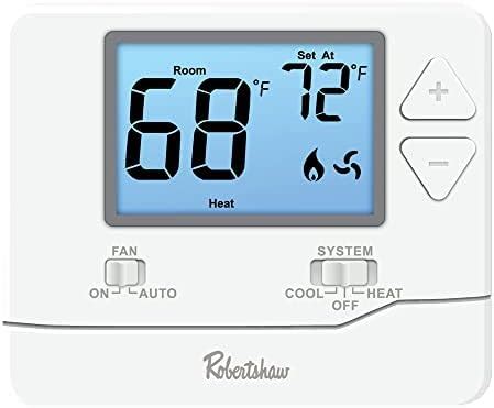 Robertshaw Rs Pro Series Programmable Thermostat White