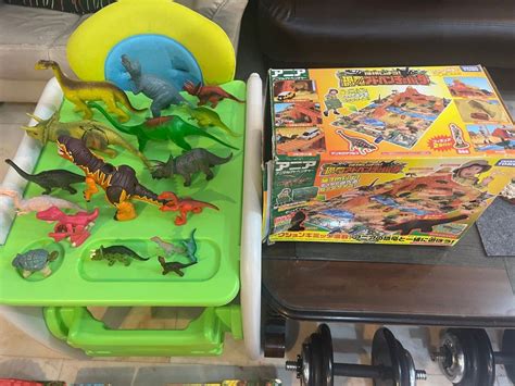 Assorted Dinosaur Toys Plus Takara Tomy Ania Dinosaur Adventure Park Playset Hobbies And Toys