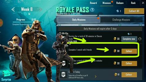 Complete Match With Friends Rp Daily Missions Pubg Mobile