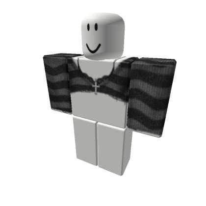 Cute Black And Grey Emo Y2k Sweater Roblox Y2k Sweater Roblox