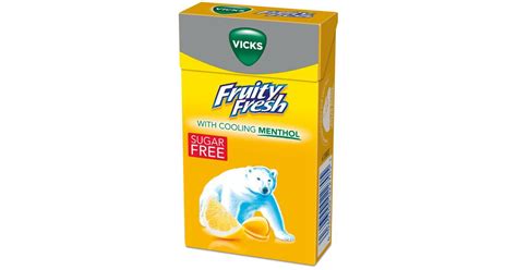 Vicks Fruity Fresh Lemon And Menthol Sokeriton Kurkkupastilli 40g S