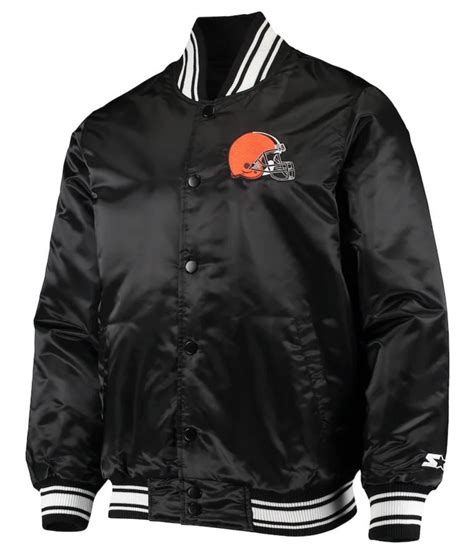 Starter Black Cleveland Browns Locker Room Jacket Jackets Creator