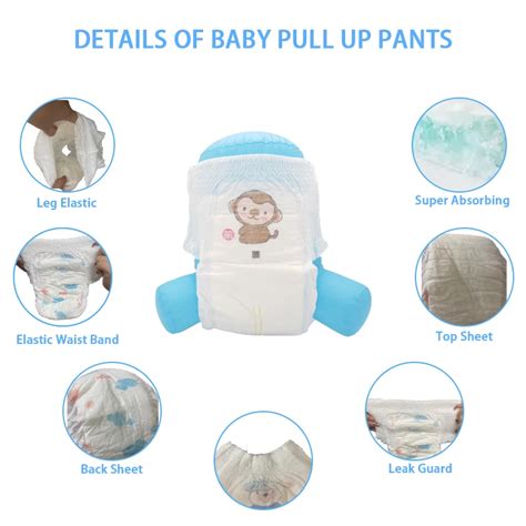 High Quality Pampering Soft Disposable Diaper Factory Baby Pull Up