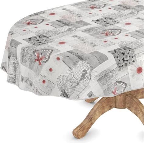 Nappe En Toile Cir E Lavable Au M Tre Rectangulaire Ronde Ovale Motif