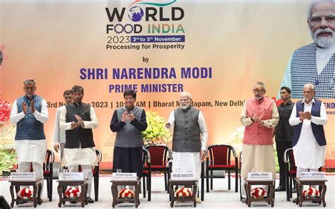 3 November 2023 Inaugural Ceremony Of World Food India 2023 Ministry