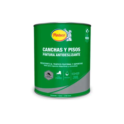 PINTURA ANTIDESLIZANTE CANCHAS Y PISOS PINTUCO Distribuidora Nacional