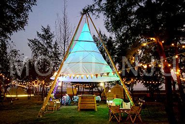 Bamboo Tipi | Bamboo Lantern Tent - MORE TENT Glamping Tent